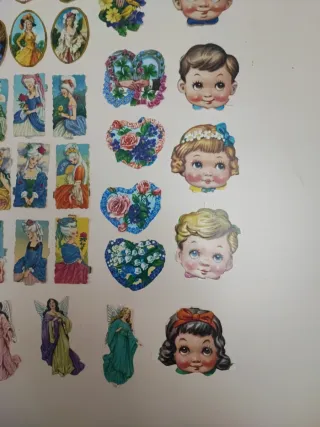 Cromi vintage angeli e figure