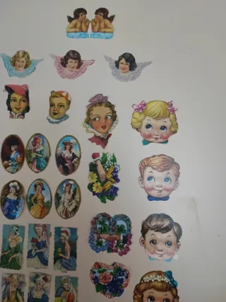 Cromi vintage angeli e figure