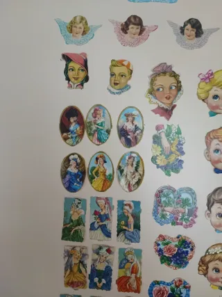 Cromi vintage angeli e figure