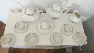 Juego de café La Cartuja porcelana