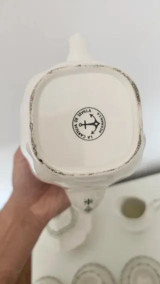 Juego de café La Cartuja porcelana