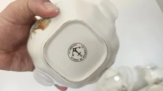 Juego de café La Cartuja porcelana