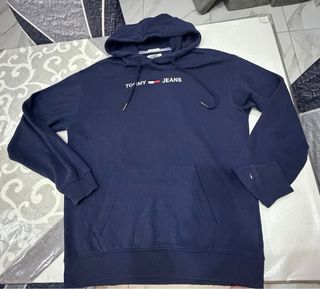 Felpa Tommy Jeans Blu Navy Taglia S