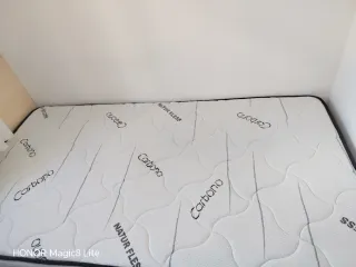 Base tapizada y Colchón conjunto