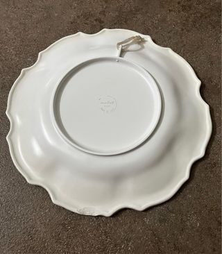 Piatto decorativo Sicilia Etna in eruzione