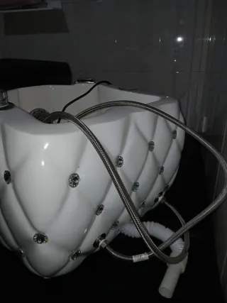 Bañera Pedicura Moderna Diamantes