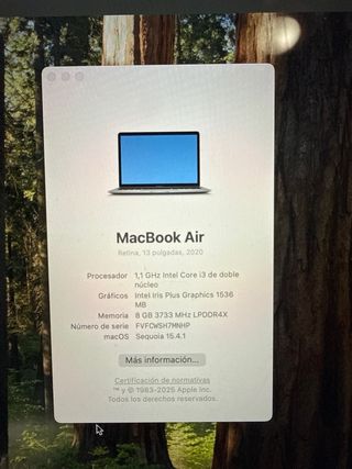 MacBook Air 13” 2020 Gris Espacial