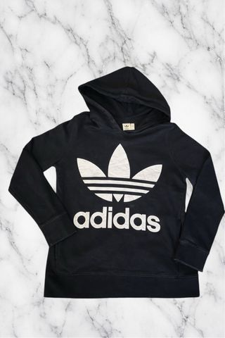 Sudadera Adidas Trefoil Negra con Capucha