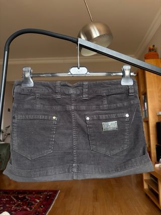 Minigonna vintage Gaudì velluto costine Y2K