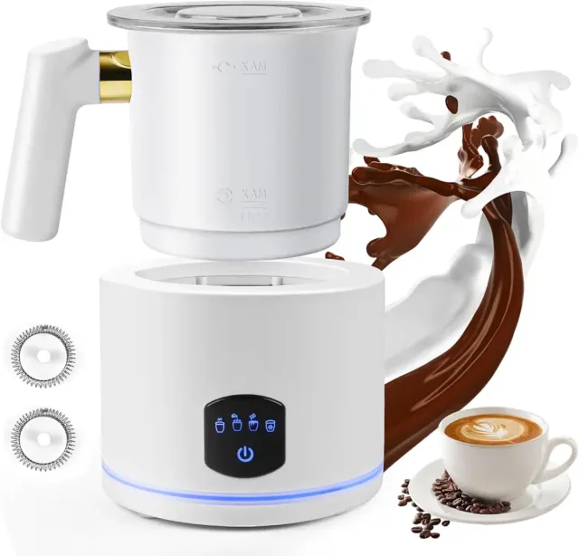 Espumador de Leche Eléctrico Blanco