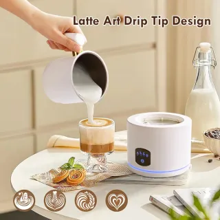 Espumador de Leche Eléctrico Blanco