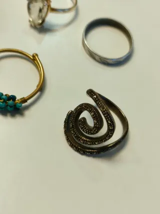 Lote de Anillos 18 - 19 y también ajustables