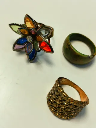 Lote de Anillos 18 - 19 y también ajustables