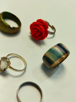 Lote de Anillos 18 - 19 y también ajustables