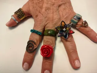 Lote de Anillos 18 - 19 y también ajustables