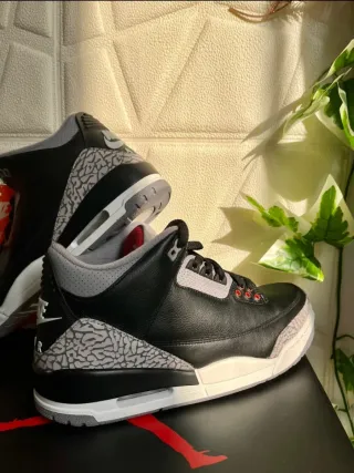 Zapatillas Nike Air Jordan 3 Negras Grises