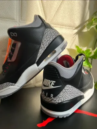 Zapatillas Nike Air Jordan 3 Negras Grises