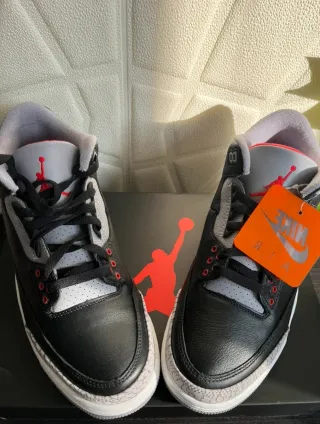 Zapatillas Nike Air Jordan 3 Negras Grises