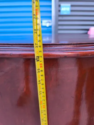 Precioso Aparador Luis XV bombé con espejo