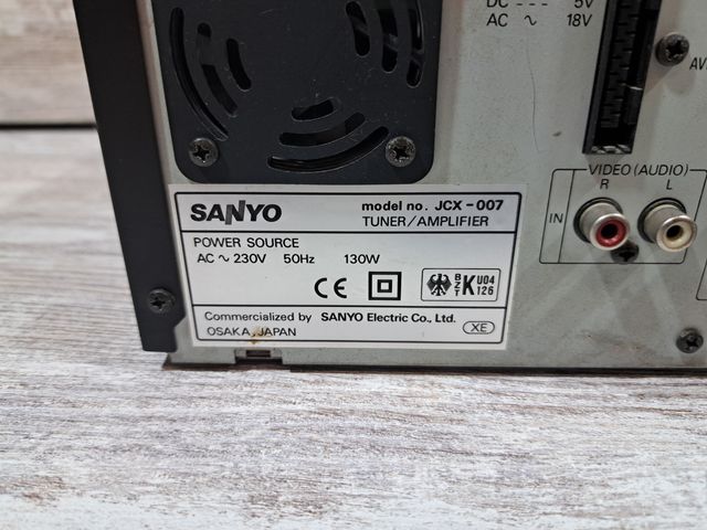 Amplificador SANYO JCX-007