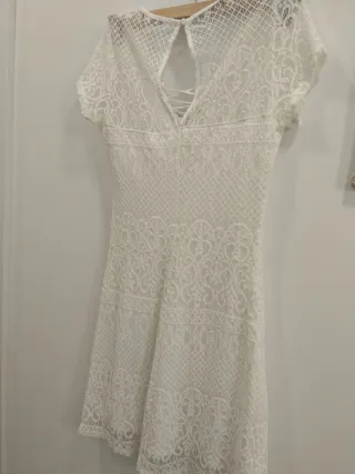 Vestido de Verano Blanco Encaje