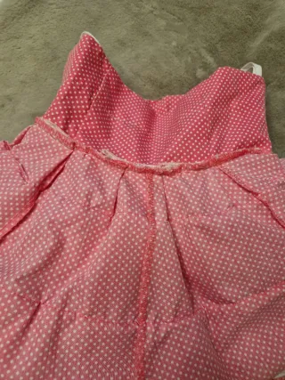 Traje de Flamenca rosa con volantes