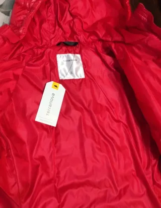 Piumino donna Terranova rosso
