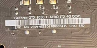 MSI GTX 1050ti AERO 4GB DDR5