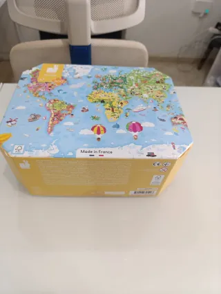 Puzzle Janod Mapa del Mundo 300 piezas