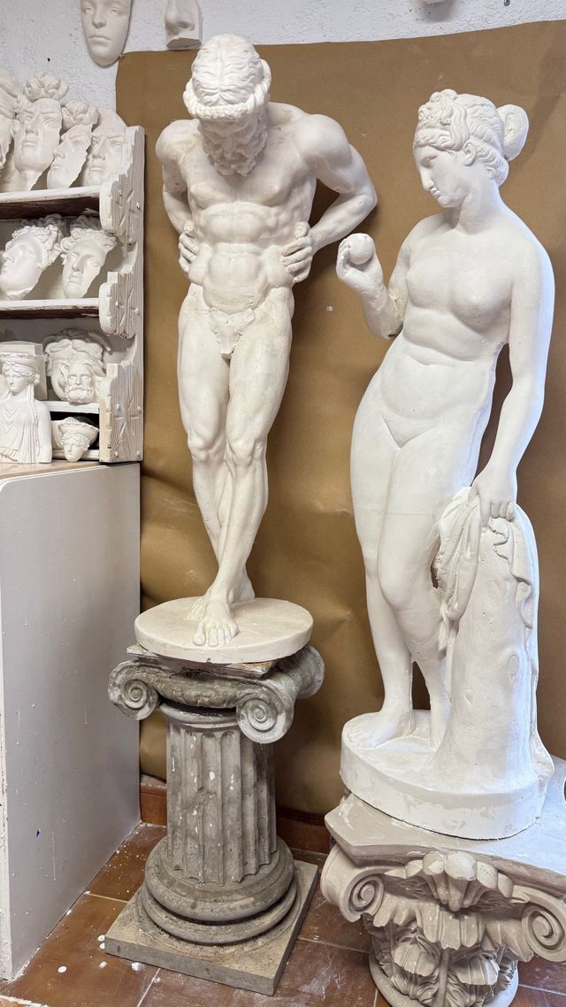 Estatua Hércules/Atlas Antigua