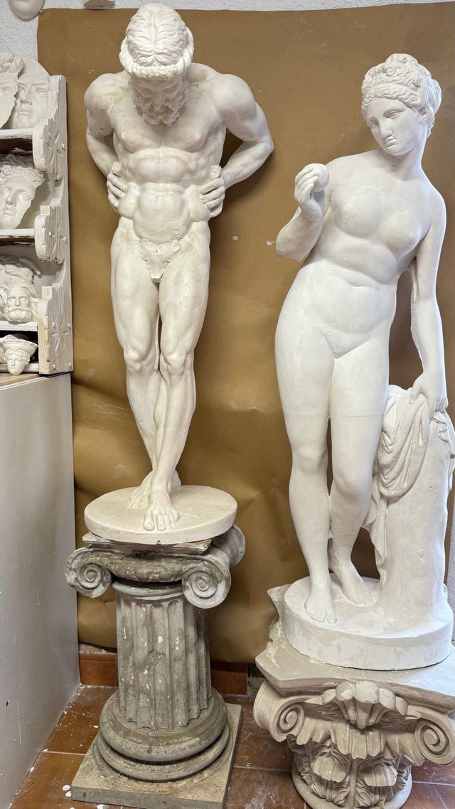 Estatua Hércules/Atlas Antigua