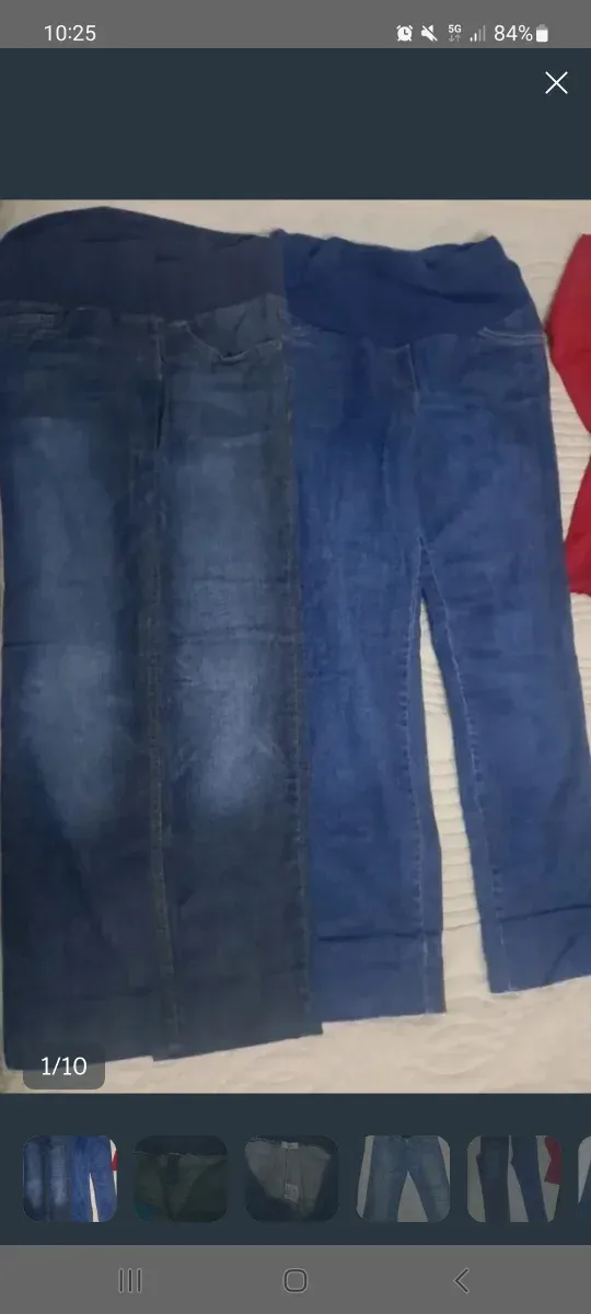 Lote premamá  4 pantalones,2 chándal, 1 falda....