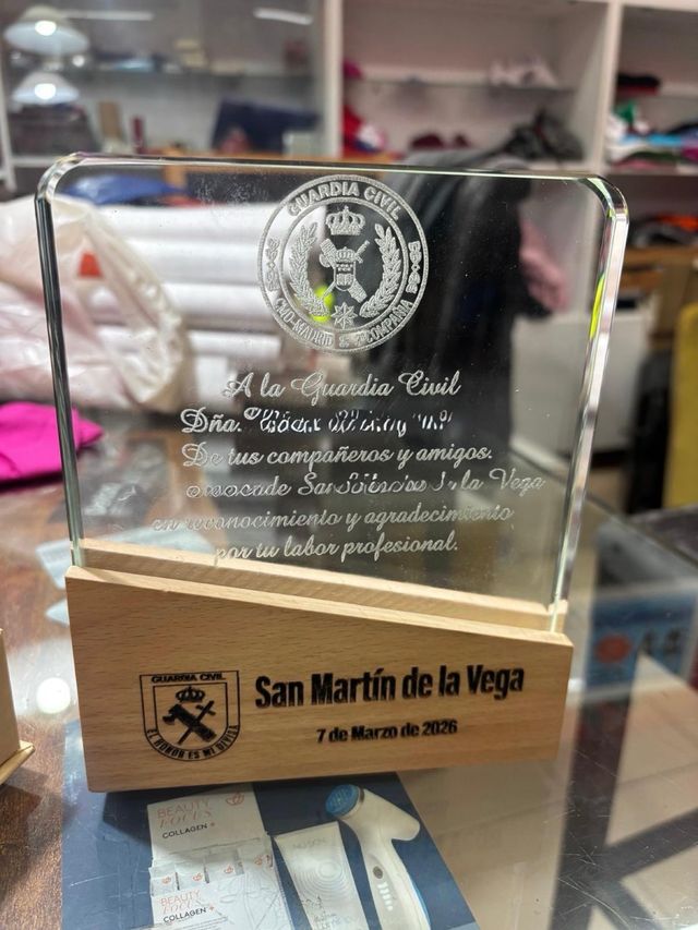 Trofeo Cristal y Bambú