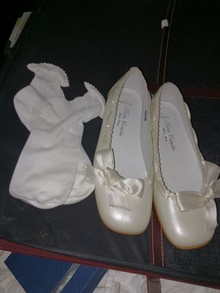 Vestido Comunión Rosa Clará Blanco