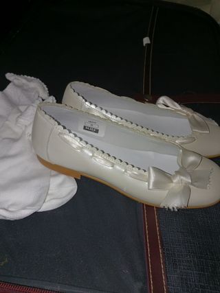 Vestido Comunión Rosa Clará Blanco