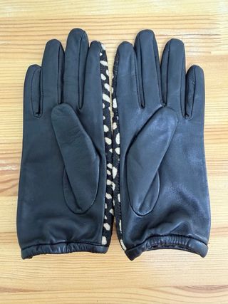 Guantes piel animal print Bimba y Lola