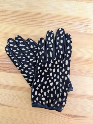 Guantes piel animal print Bimba y Lola