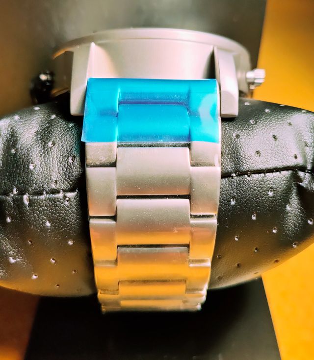 Reloj Diesel Mr. Daddy nuevo, gris plata