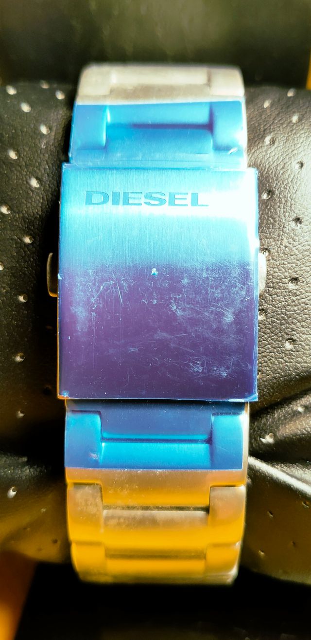 Reloj Diesel Mr. Daddy nuevo, gris plata