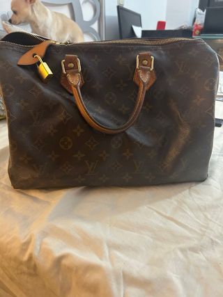 Bolso Louis Vuitton Speedy Grands Marrón/Dorado