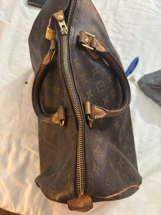 Bolso Louis Vuitton Speedy Grands Marrón/Dorado