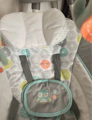 Hamaca balancín con temporizador y musica