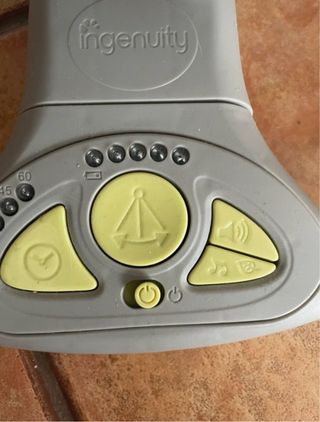 Hamaca balancín con temporizador y musica