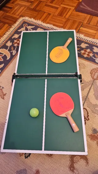 Mesa Ping Pong Completa c/ Raquetes e Bola