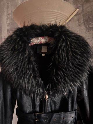 Giacca ecopelle Gaudi con pelliccia M