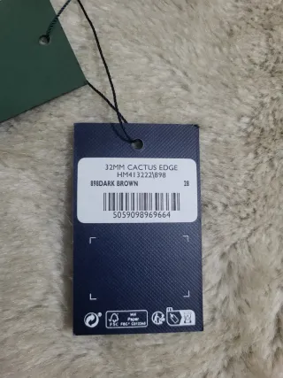 Cinturón Hackett 32mm Talla 28 Marrón