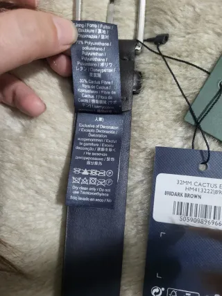 Cinturón Hackett 32mm Talla 28 Marrón