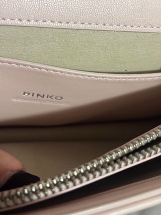 Bolso Pinko Love V Quilt Rosa