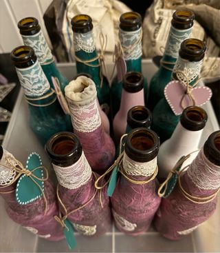 Lote adornos: figura elefante, marcos, etc.