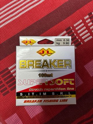 6 scatole filo da pesca Breaker 0.30mm 100mt